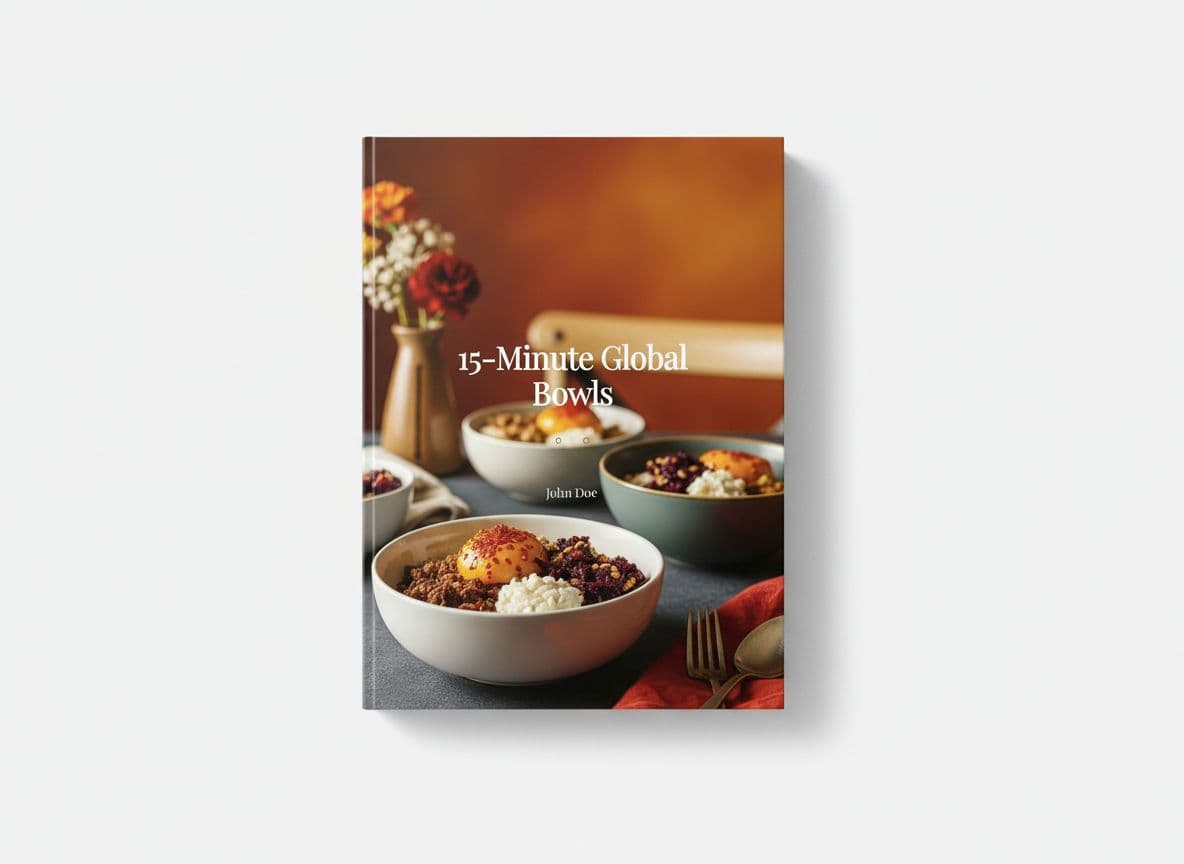 Cookbook template preview